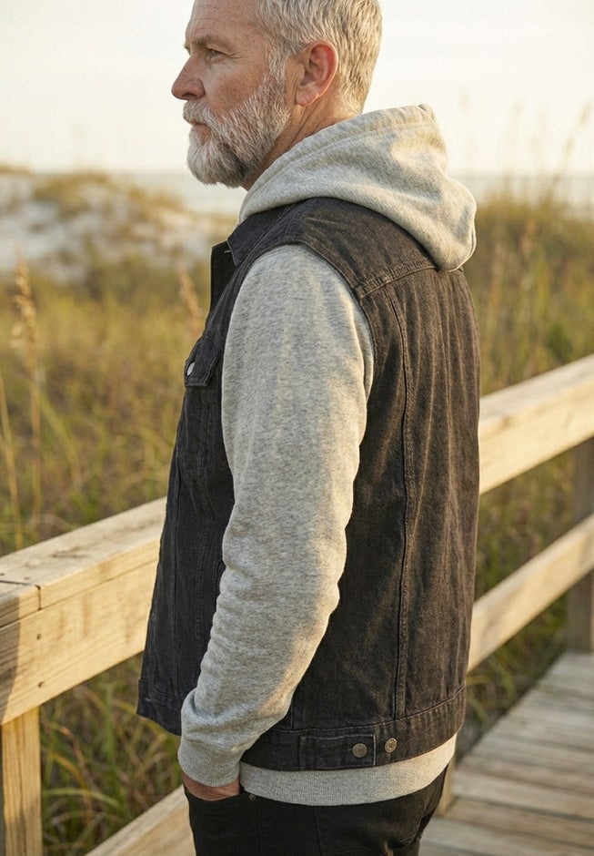 Denim Vest image number 3