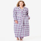 Long Flannel Robe image number null
