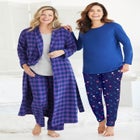 Long Flannel Robe image number null