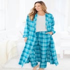 Long Flannel Robe image number null