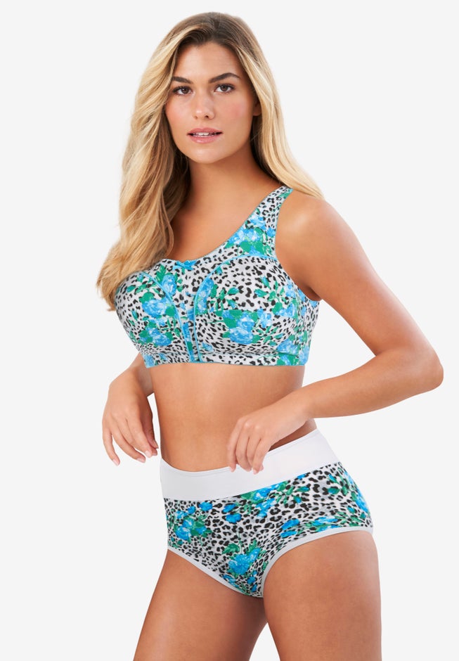 Full Coverage Stretch Cotton Color Block Brief 3-Pack image number 2