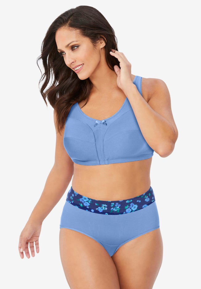 Full Coverage Stretch Cotton Color Block Brief 3-Pack image number 2