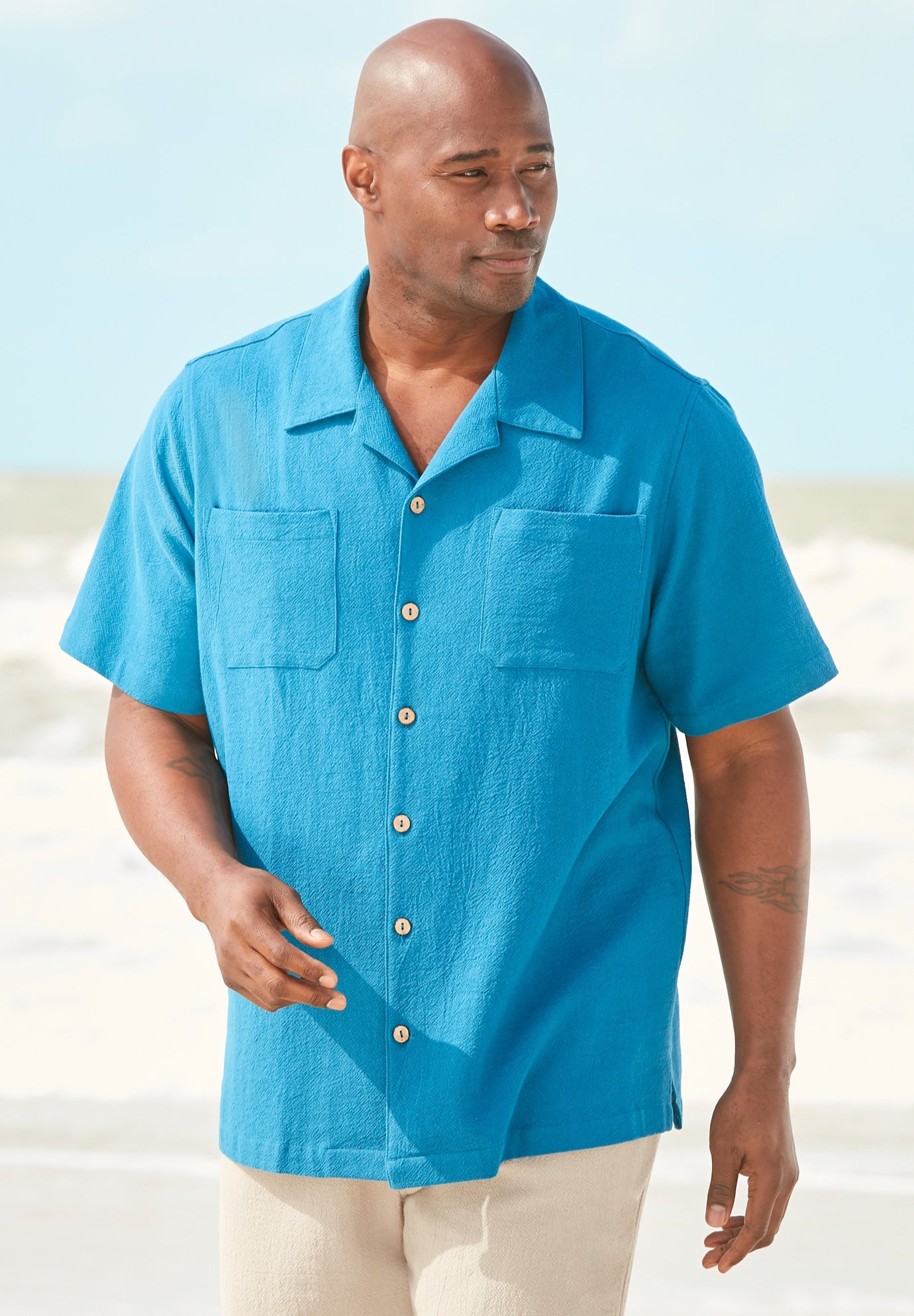 Gauze Camp Shirt image number 5