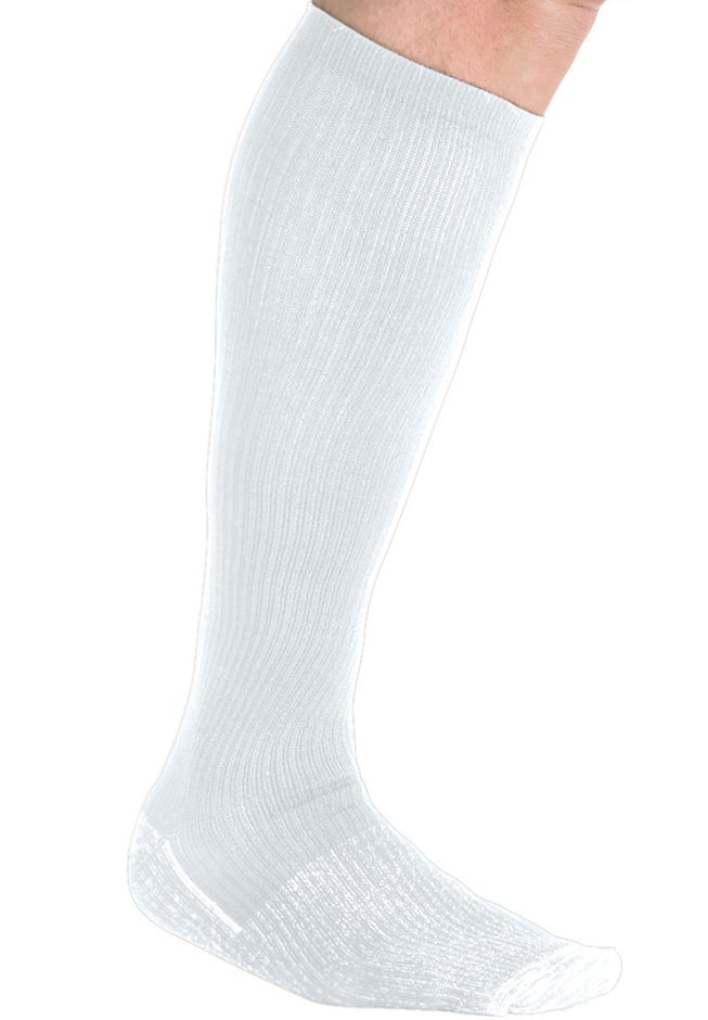 Over-the-Calf Compression Silver Socks image number 0