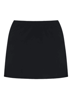 Flattering Side Slit Swim Skirt, Black | Swimsuits For All