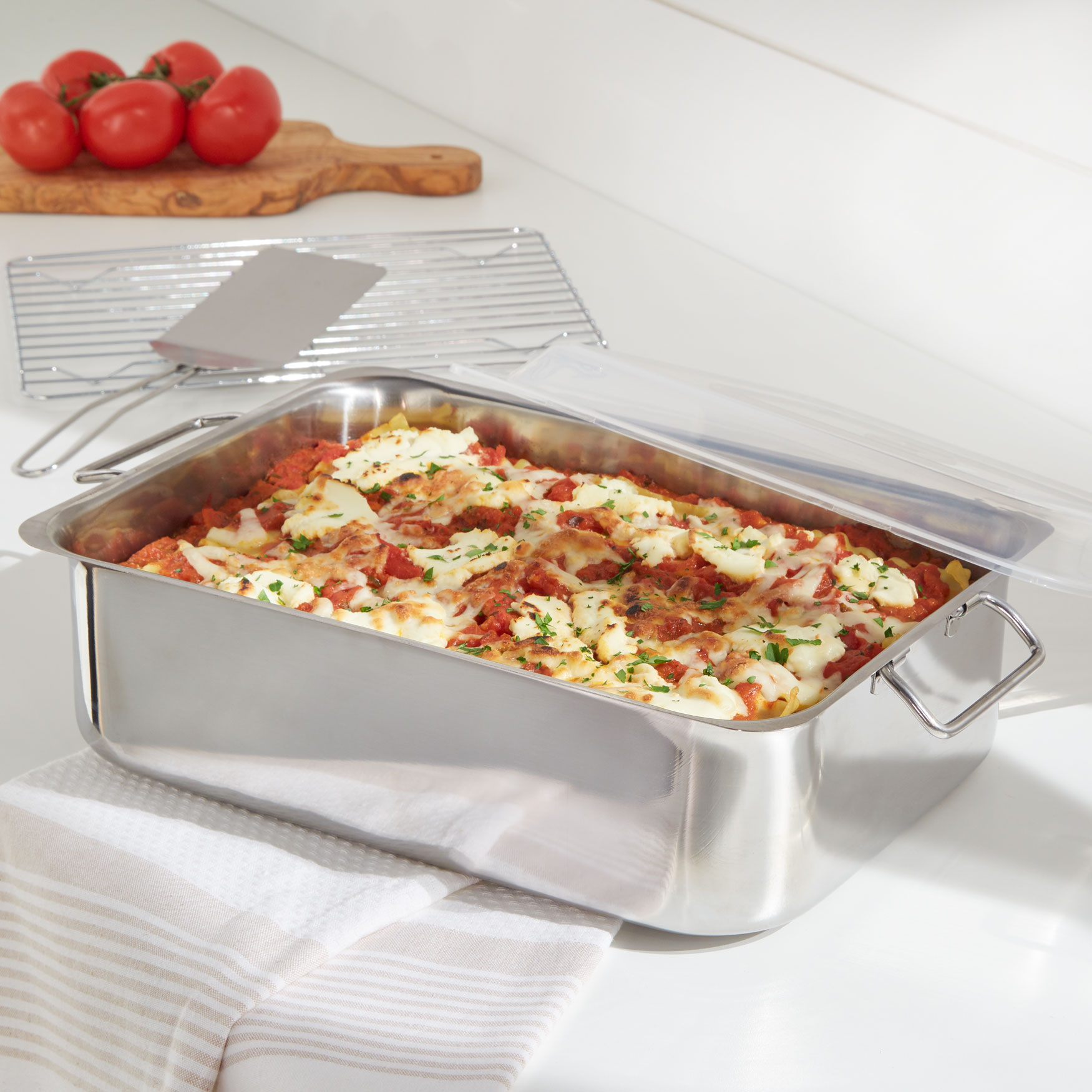 4-Pc. All-In-One Roaster & Lasagna Pan