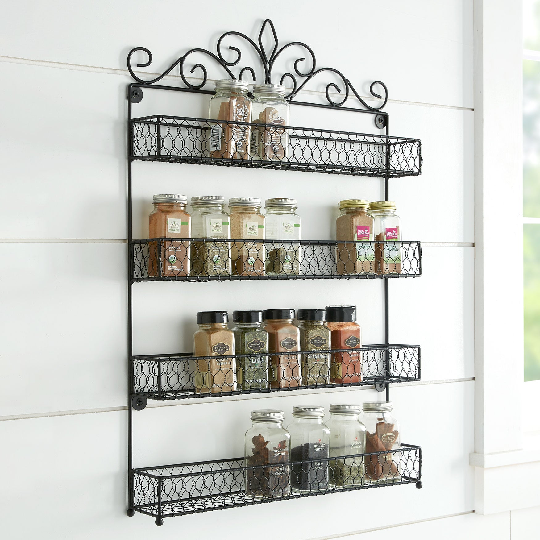 Iron clearance spice rack