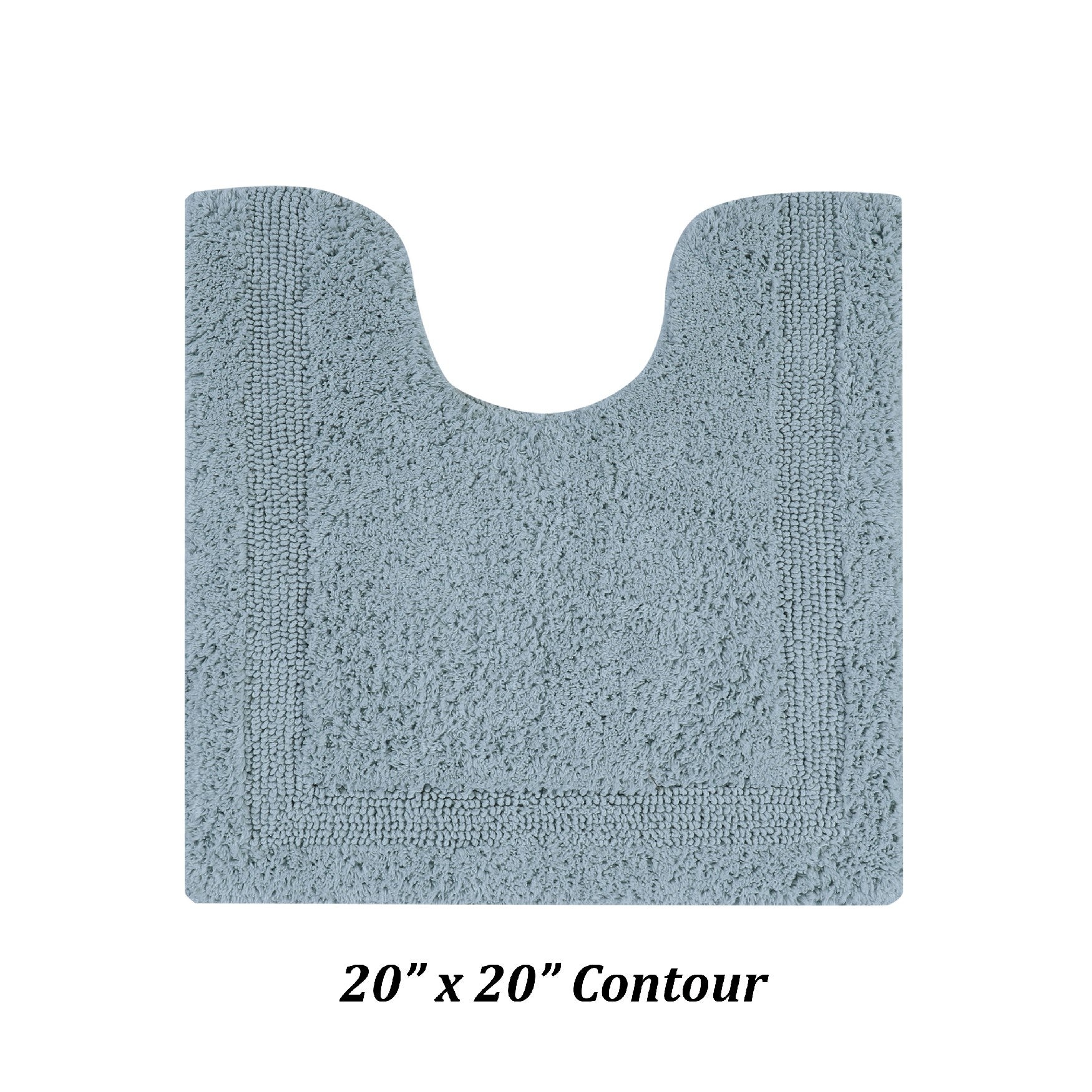 Lux Collections Bath Mat Rug 20" X 20" Contour Swimsuits For All