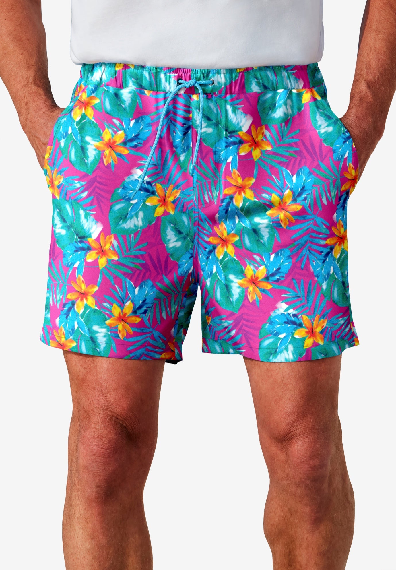 5" Flex Swim Trunks with Breathable Stretch Liner by Meekos Swimsuits For All