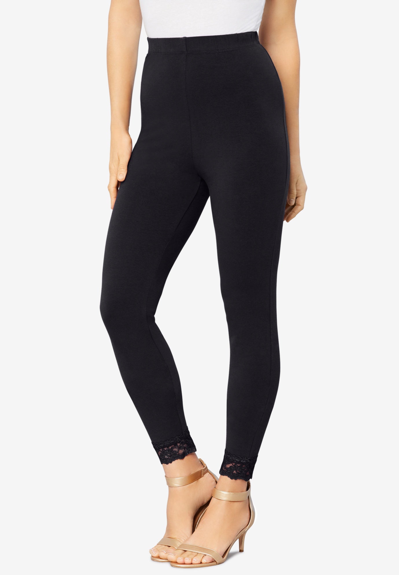 LaceTrim Essential Stretch Legging Swimsuits For All