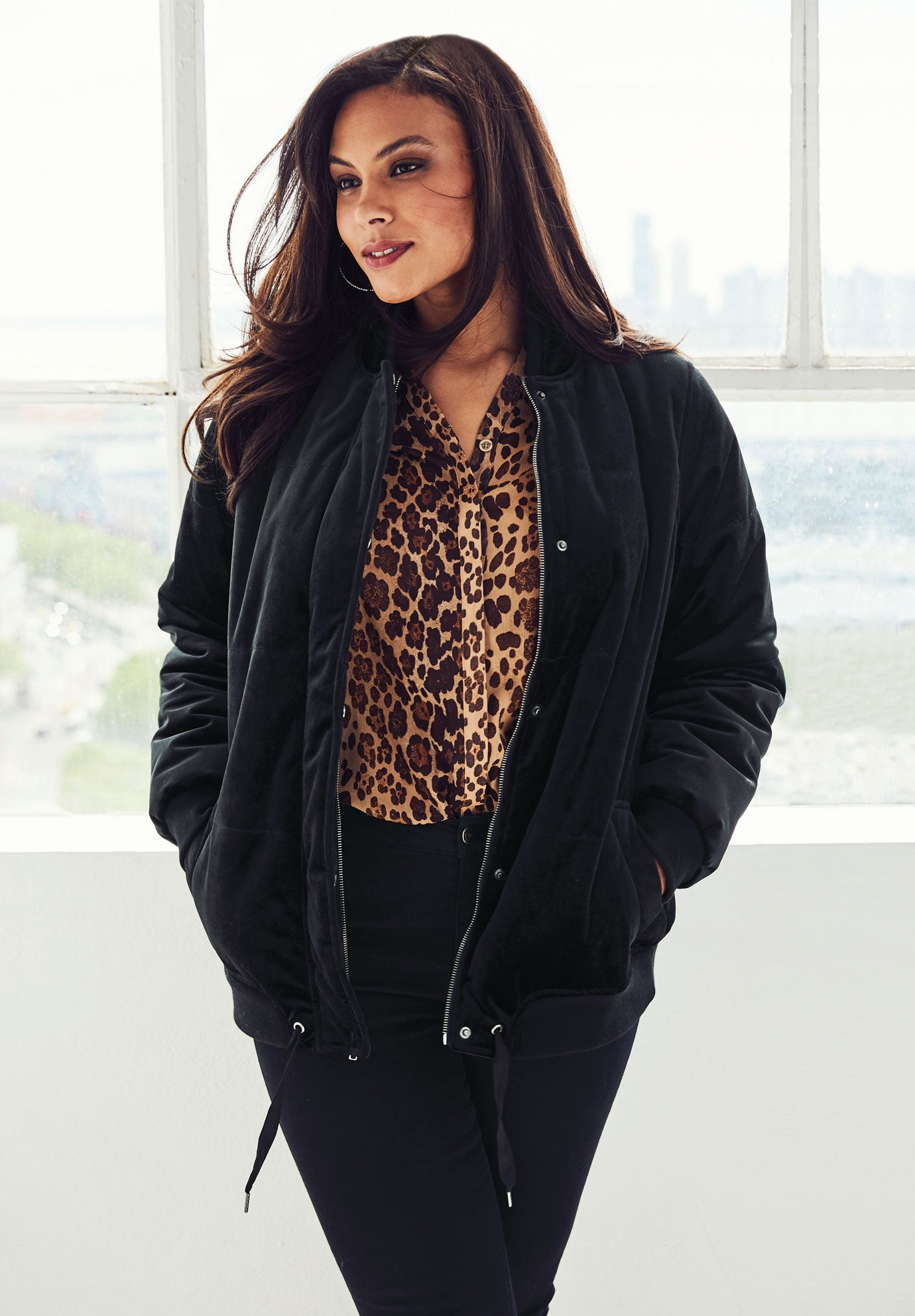 velvet puffer bomber jacket