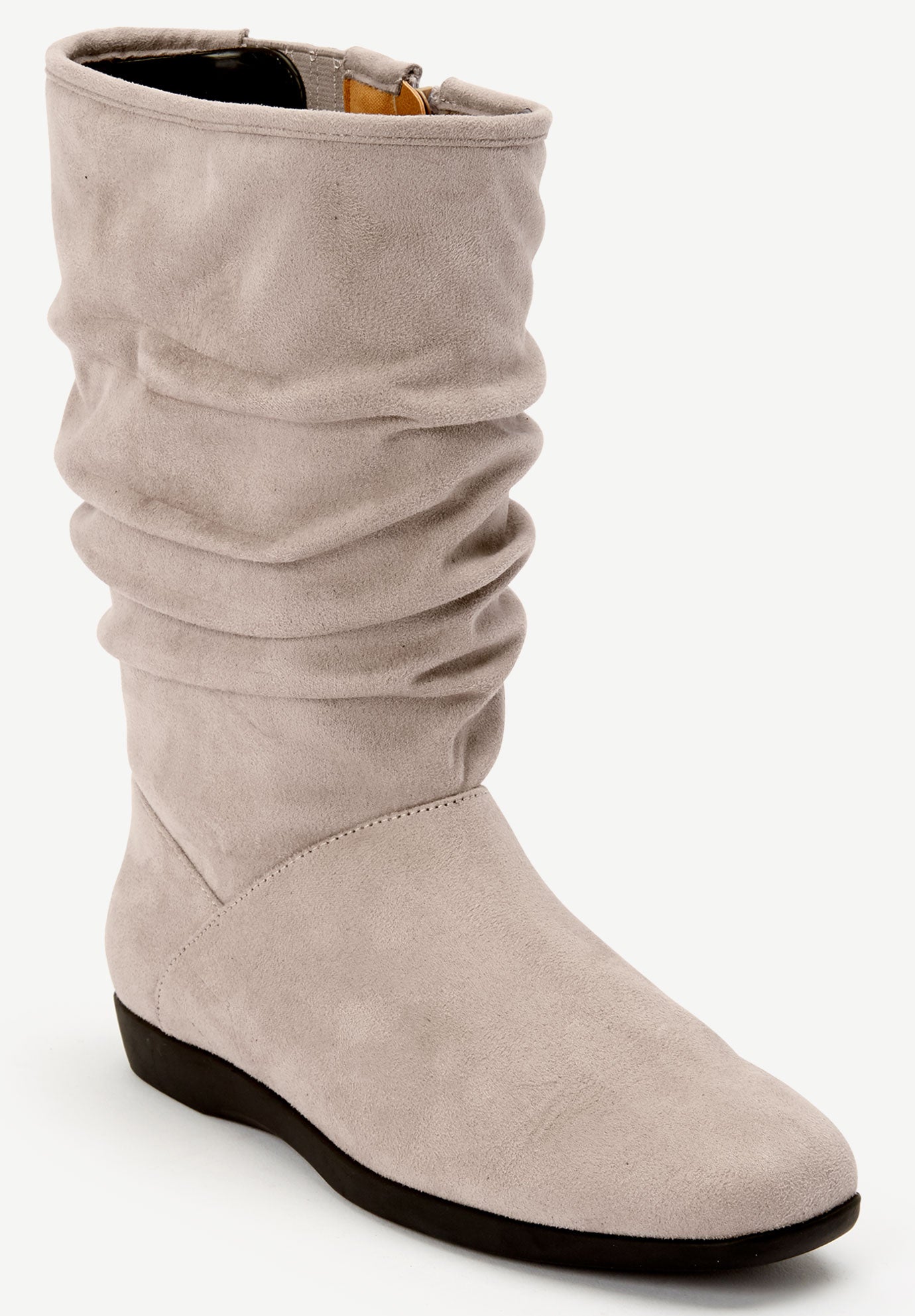 Womens mid calf boots wide width cheap