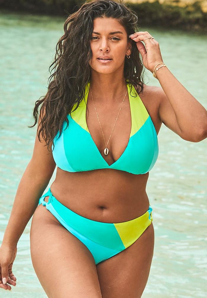 Romancer Colorblock Bikini Set, 