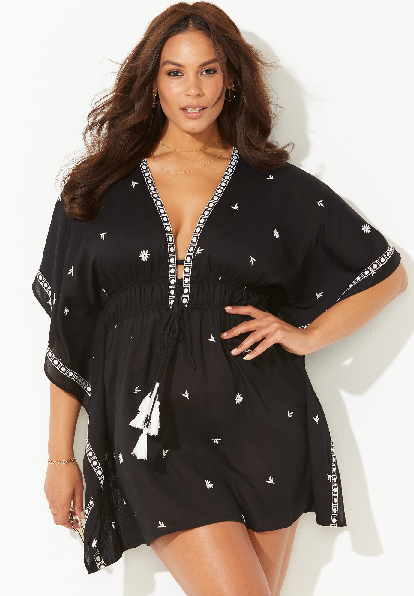 Joanna Open Front Tunic Cover Up, 
