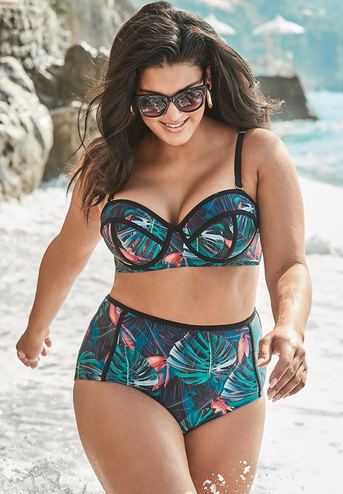 Madame Underwire High Waist Bikini Set, 