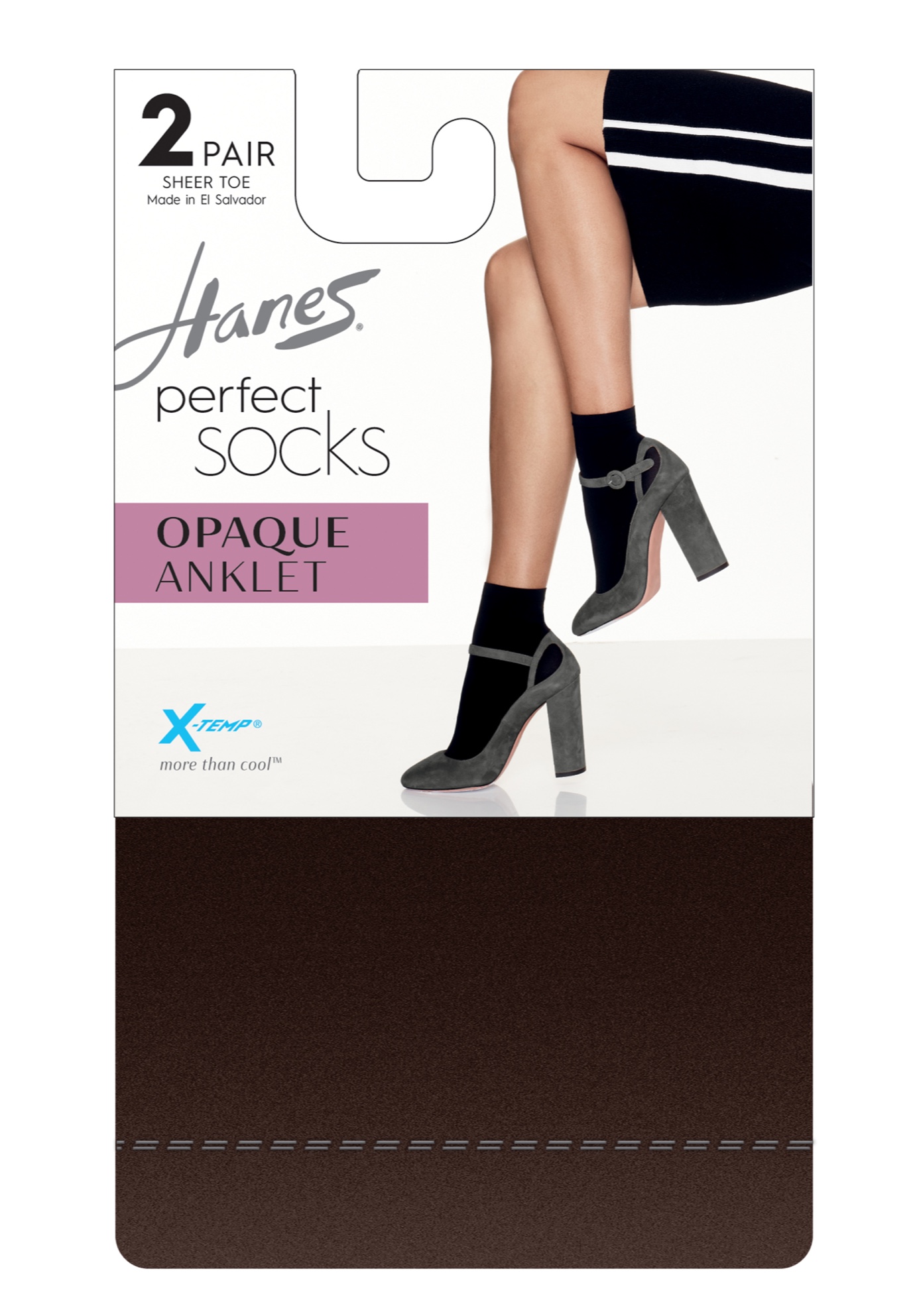 Perfect Socks Opaque Anklet P2 ST, 