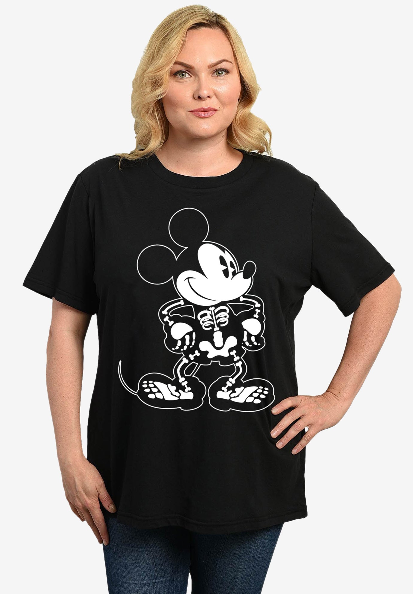 Mickey mouse skeleton shirt best sale
