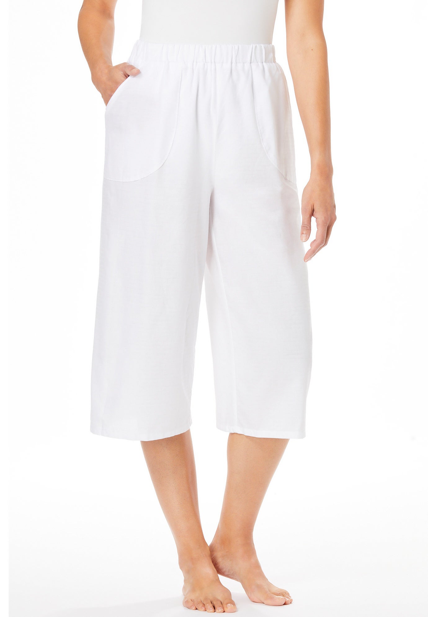 Taslon capri sale pants