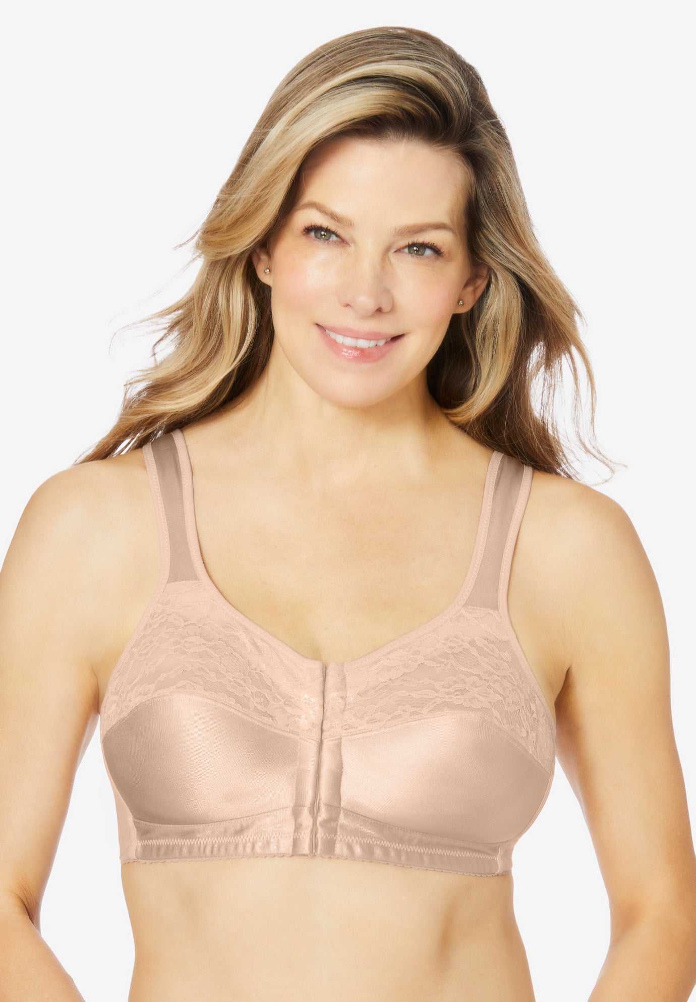 Easy Enhanceru0026reg; Front-Close Wireless Bra | Swimsuits For All