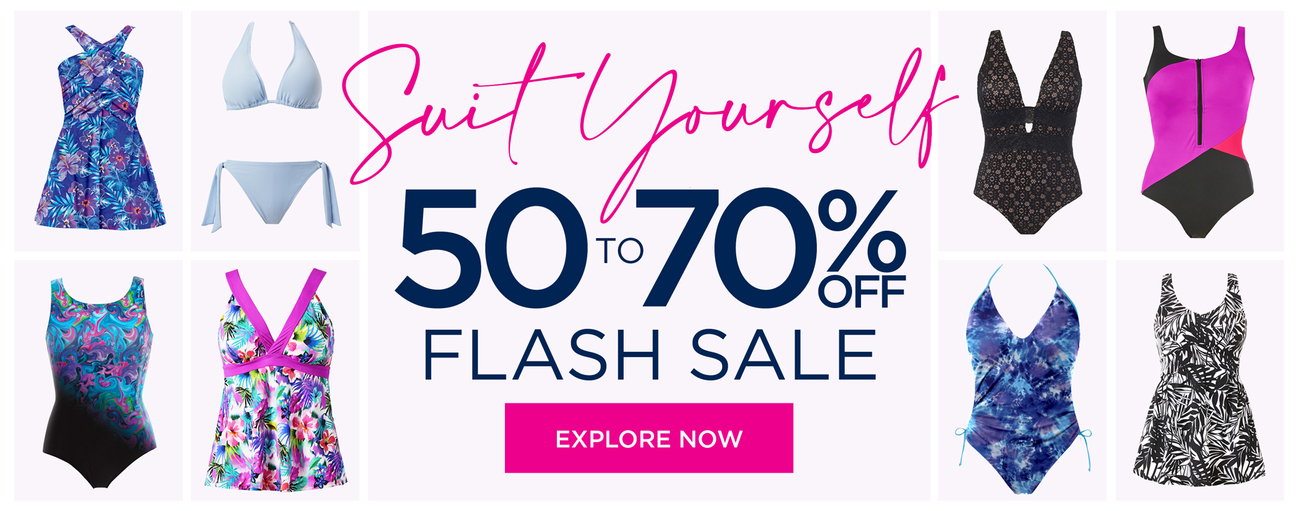SUIT YOURSELF - 50 to 70% OFF FLASH SALE