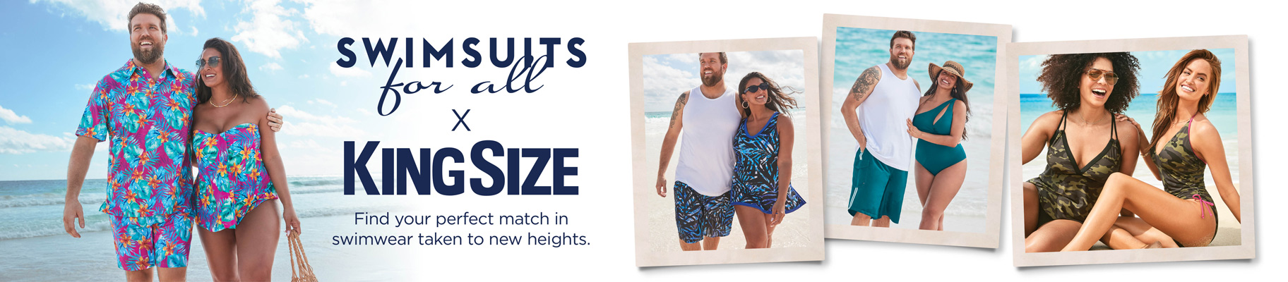 KINGSIZE & Swimsuits For All. A match made in Paradise.