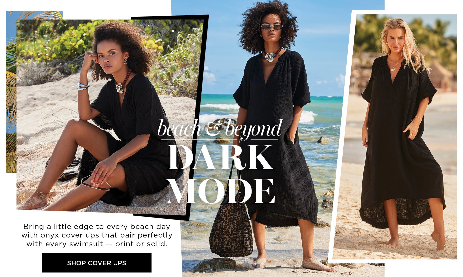 black & bold: THE BOTTOM LINE. From high-waist briefs to full-length leggings, find the silhouette that fits your style — and your swim plans.
