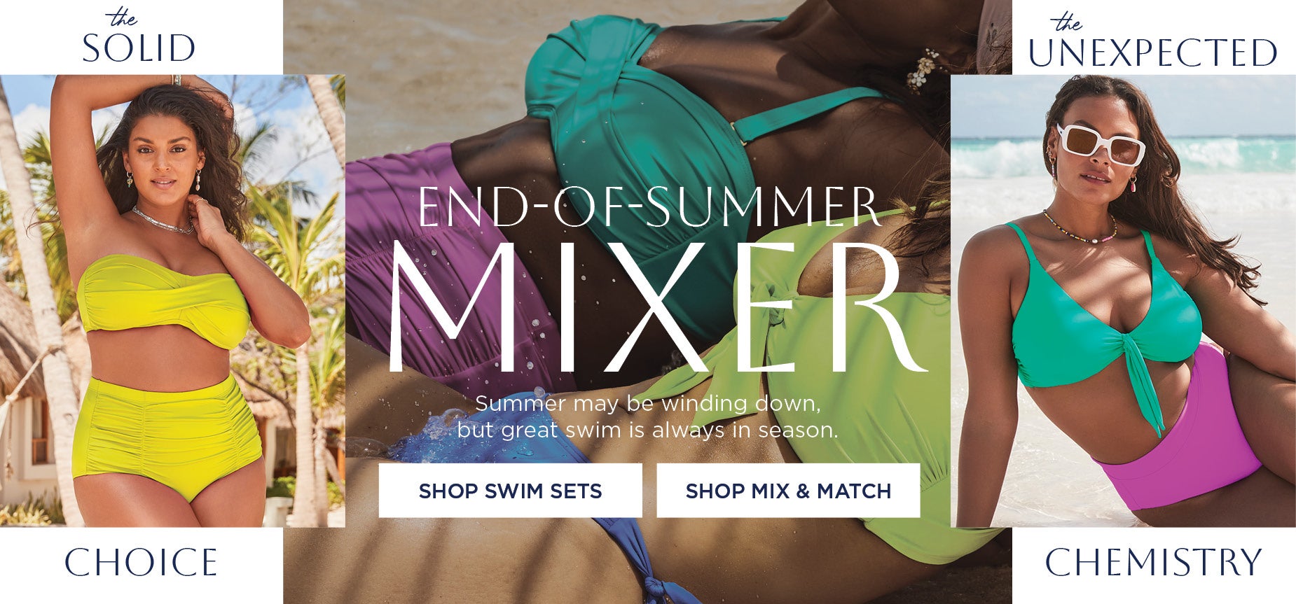 END-OF-SUMMER MIXER: SUMMER MAY BE WINDING DOWN BUT GREAT SWIM IS ALWAYS IN SEASON