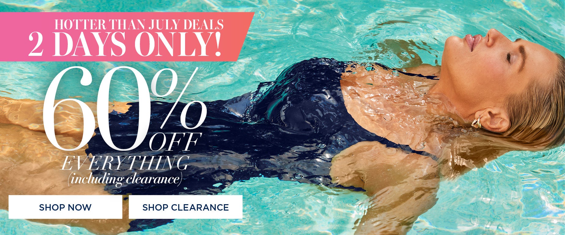 2 DAYS ONLY 60% OFF EVERYTHING: INCLUDING CLEARANCE