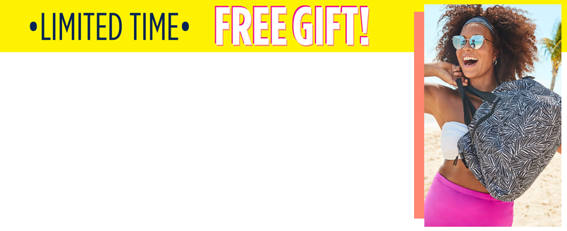 FREE 2-PIECE WEEKENDER BAG SET WITH OURCHASE OF $59+