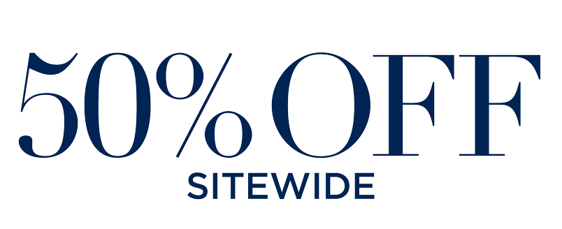 50% OFF SITEWIDE