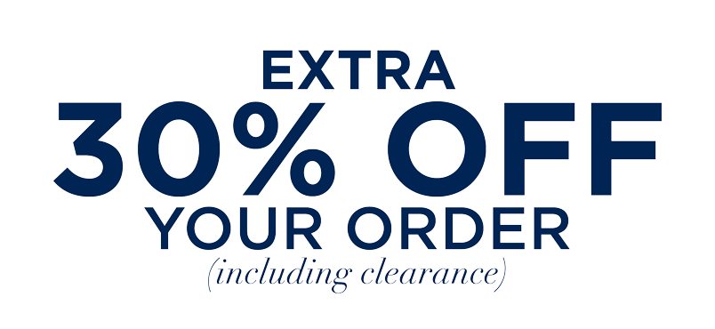 Extra 30% Off Your Order Including Clearance